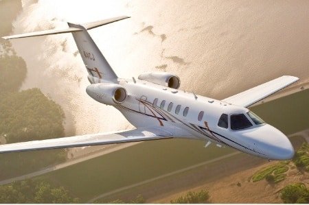 Je privé Cessna en vol