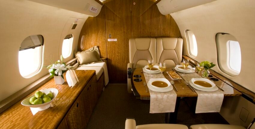 global 5000 intérieur