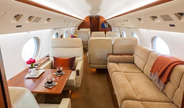 Intérieur JET PRIVÉ GULFSTREAM GIV GCD Logistique Aviation