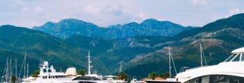 Tivat jet privé / La baie de Tivat