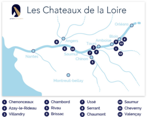 carte chateaux loire carte chateaux loire