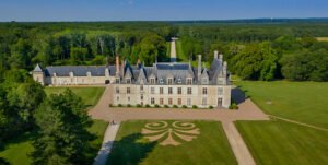 Chateau de beauregard en helicoptere Chateau de beauregard en helicoptere